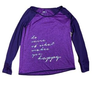 Reebok Speedwick Long Sleeve Breathable Top Purple